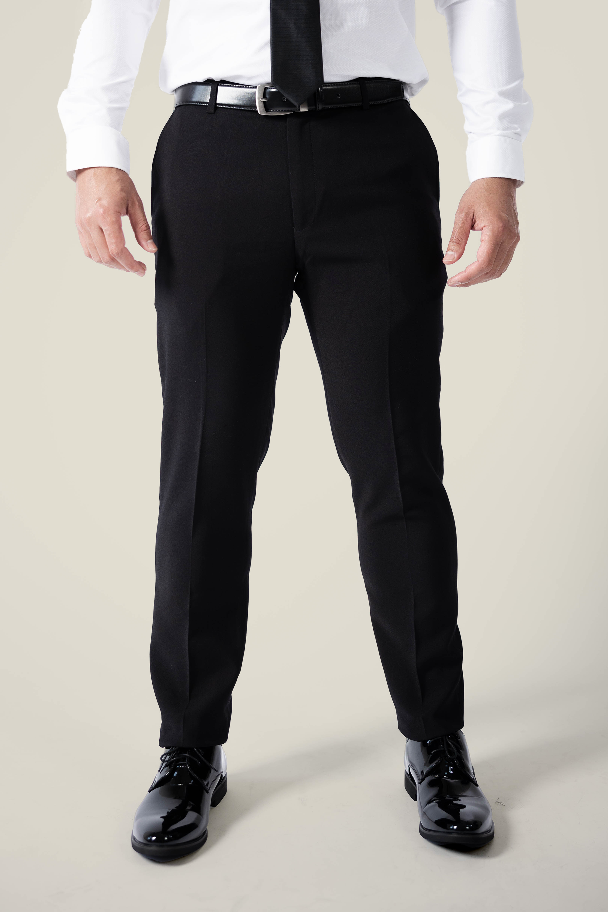 Dress top black trousers