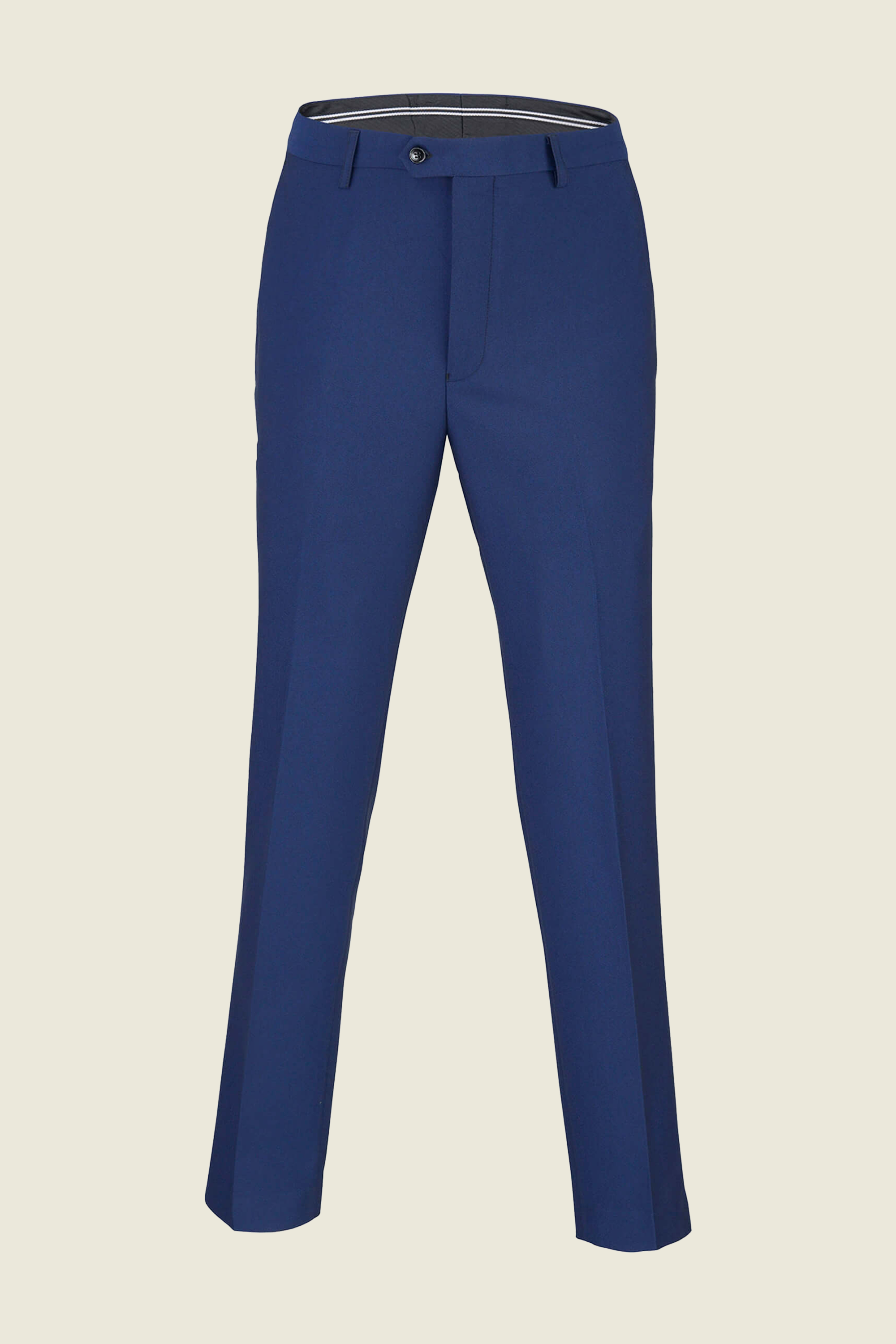 Men's Matte Navy Trousers - Suit Lab