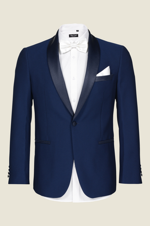 Mens Matte Navy Tuxedo