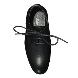 Boys Matte Black Shoes - AK2