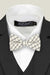 Boys Bow Tie - Ivory and Black Checkered