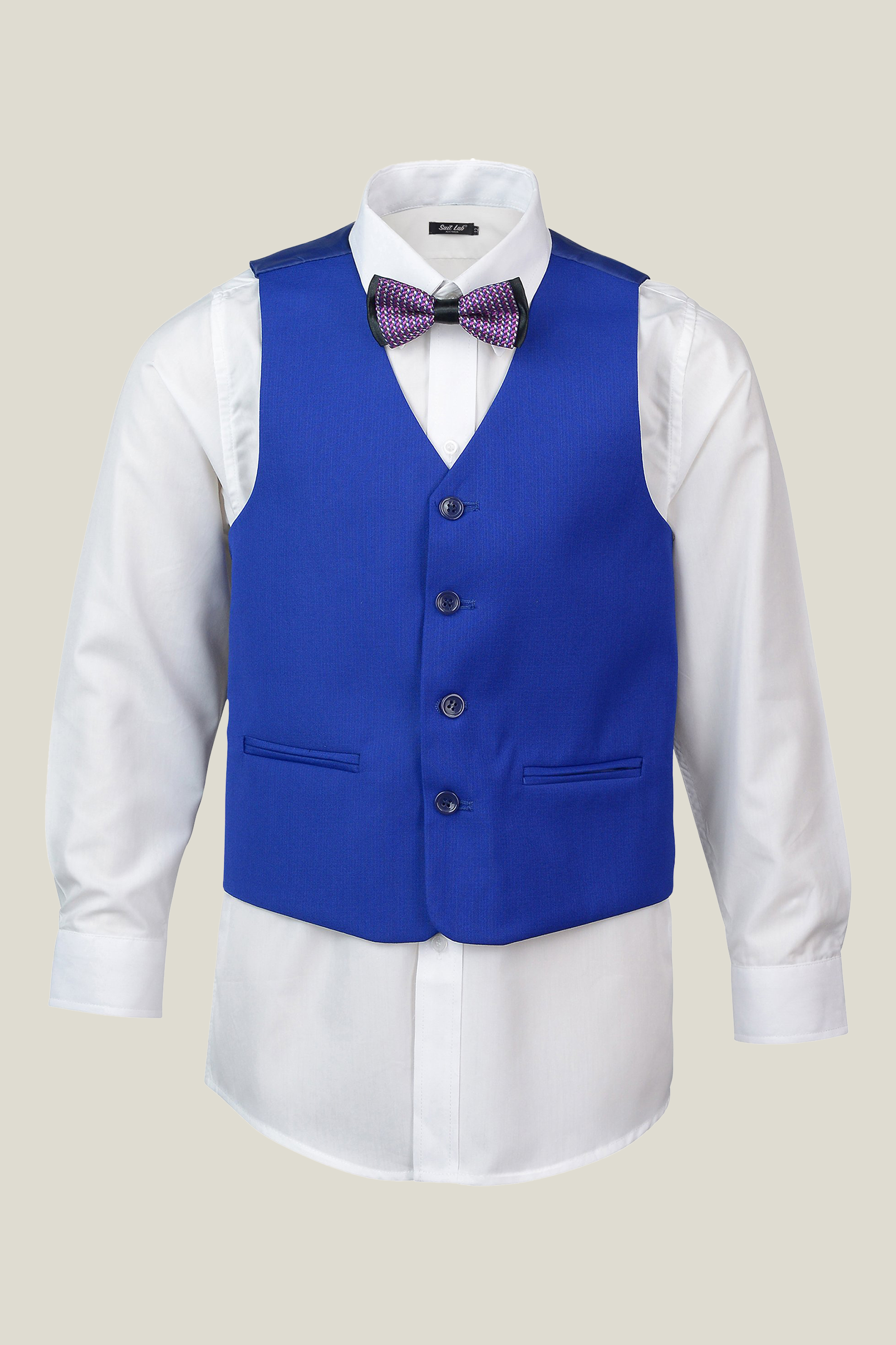 Boys royal blue best sale vest