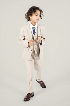 Boys' Sahara Beige Suit