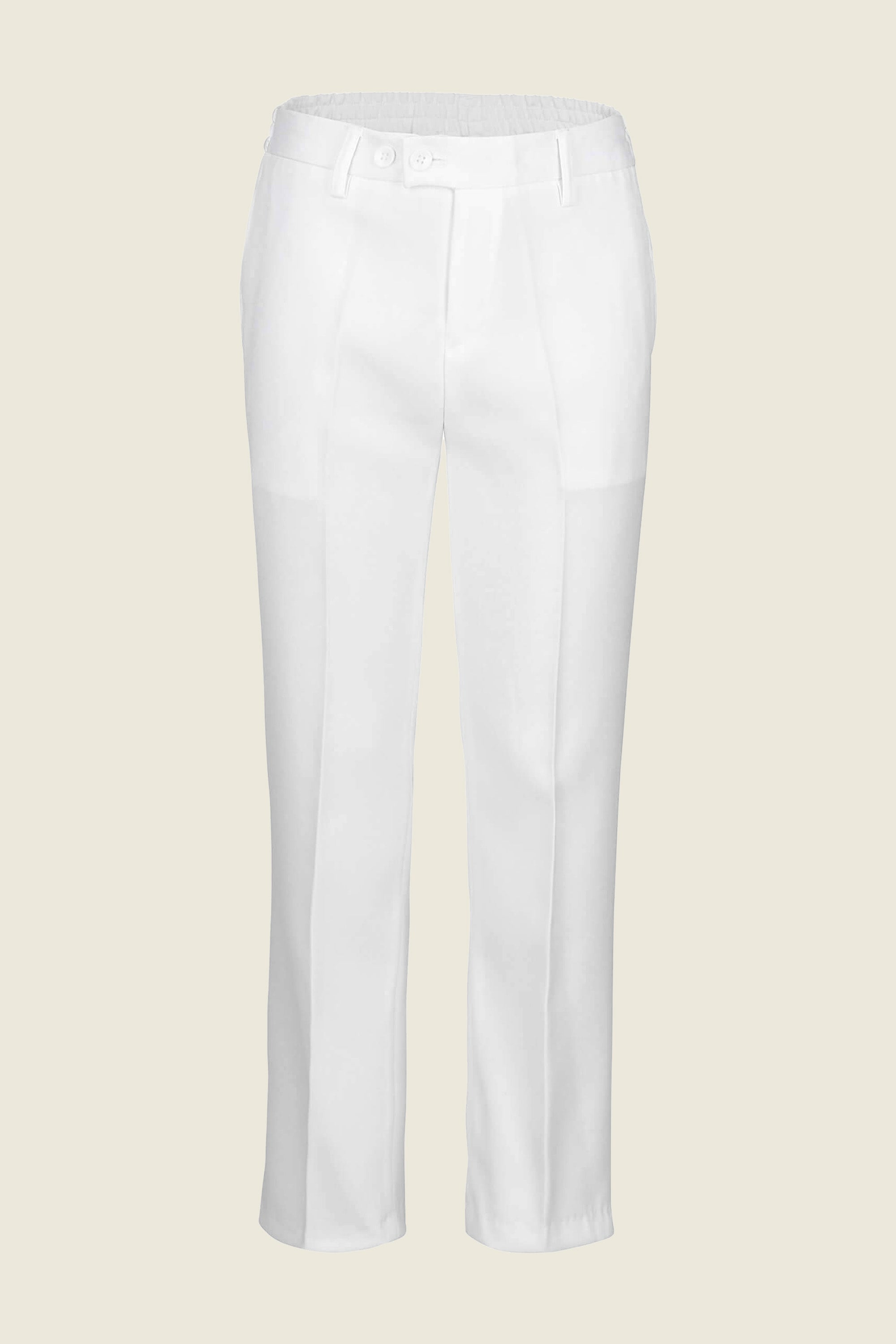 Boys Off White Trousers