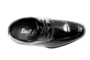 Sydney Derby Shoes - Patent Black - Suit Lab