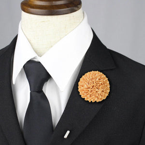 Bloom Lapel Pin - Beige - Suit Lab