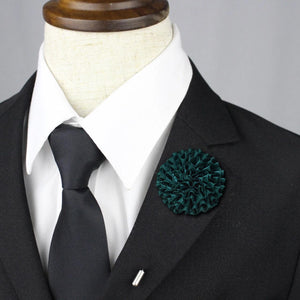 Bloom Lapel Pin - Emerald Green - Suit Lab
