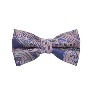 Bow Tie - Dusty Pink Paisley