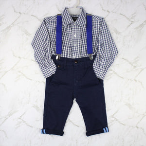 Boys Chino Pants - Navy Blue - Suit Lab