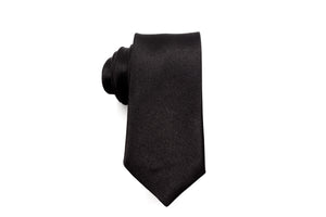 Men Skinny Ties - Black
