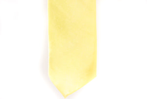 Men Skinny Tie - Yellow