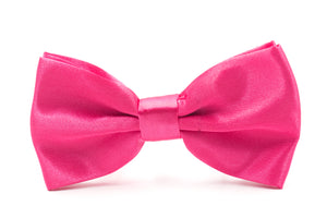 Mens Bow Tie - Hot Pink