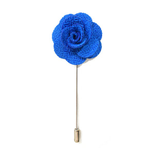 Petal Lapel Pin - Blue