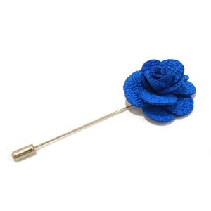 Petal Lapel Pin - Blue