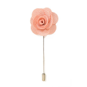 Petal Lapel Pin - Peach - Suit Lab