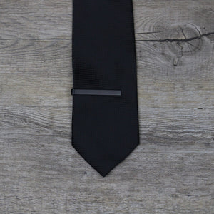 Tie Bar Clip - Matte Black Tie Bar - Suit Lab