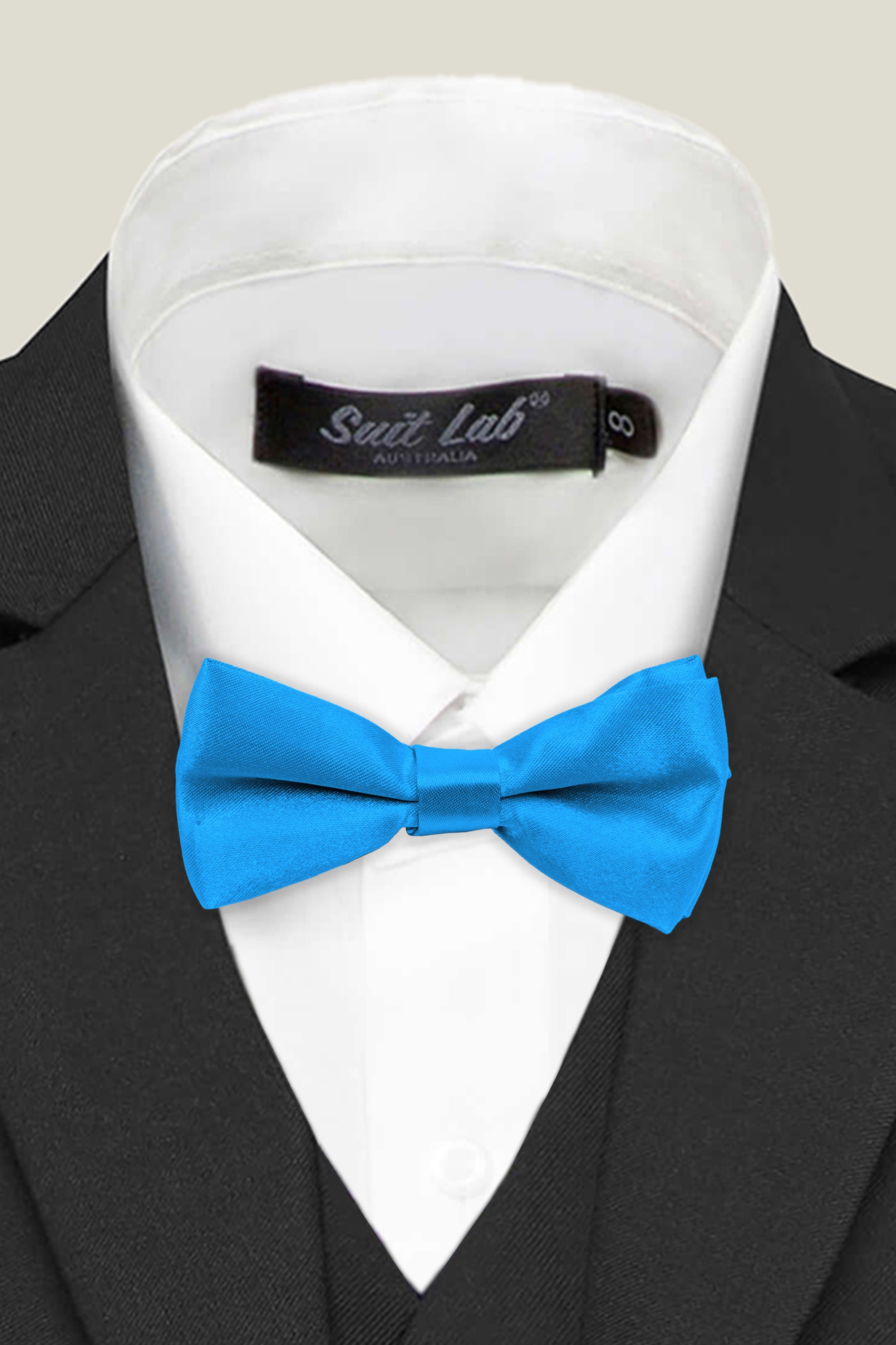 Boys' Bow Tie - Aqua Blue