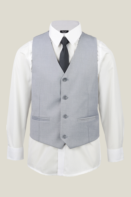 Boys' Stone Grey Vest