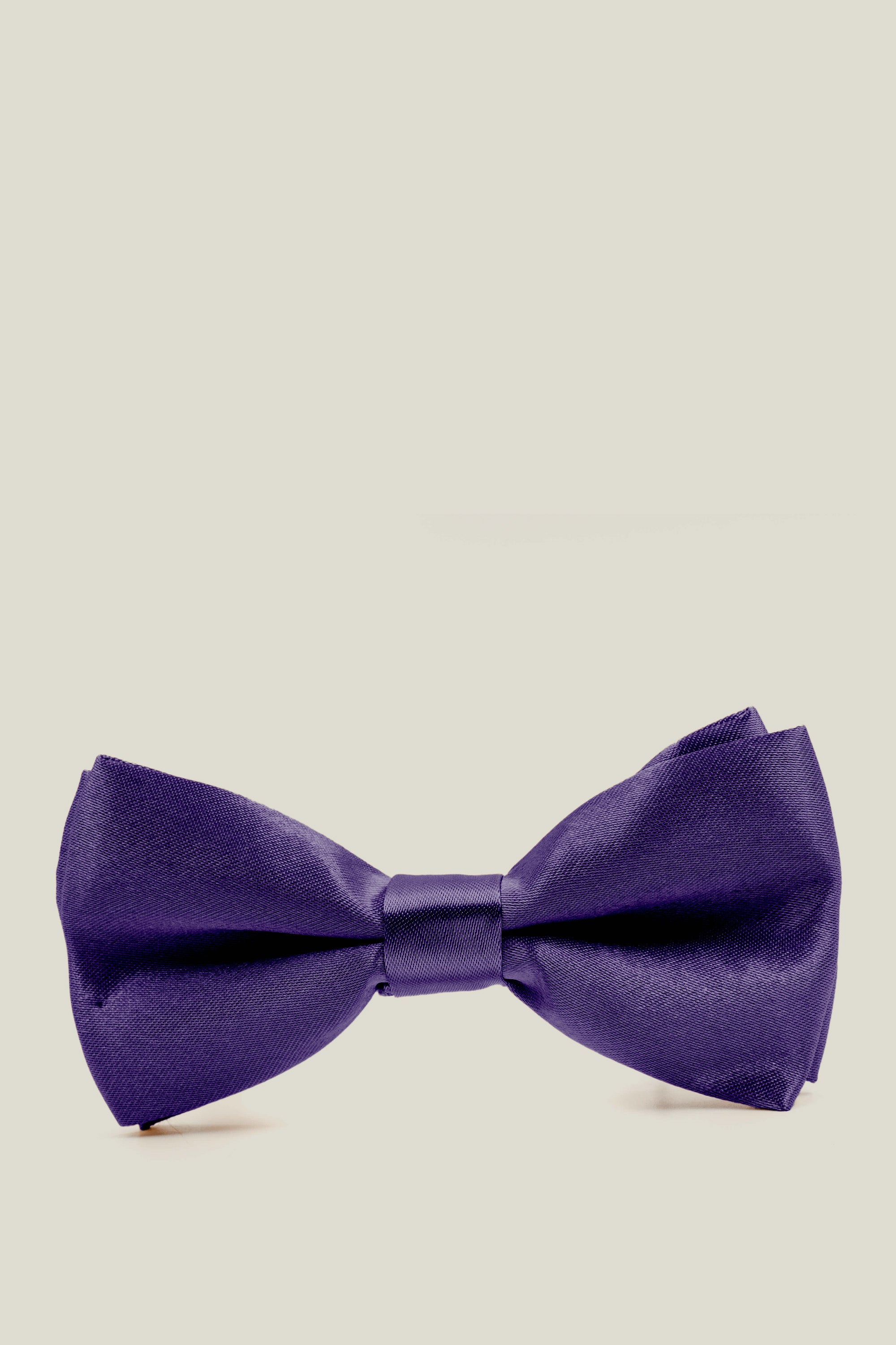 Boys' Bow Tie - Eggplant Purple