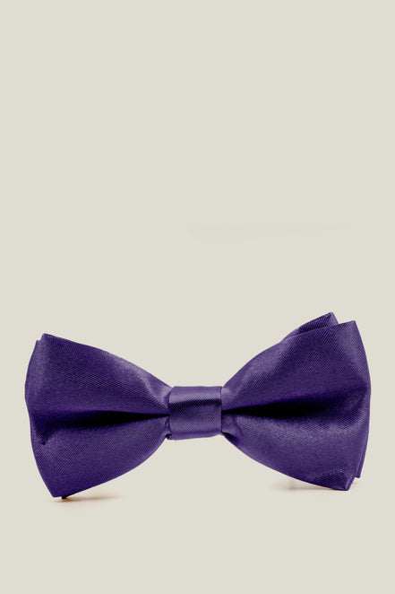 Boys' Bow Tie - Eggplant Purple
