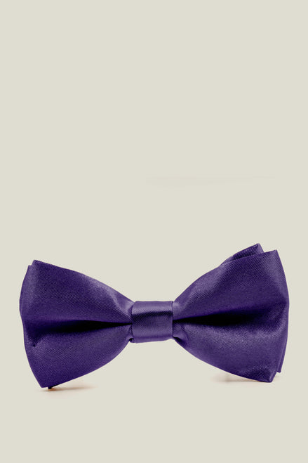 Boys' Bow Tie - Eggplant Purple