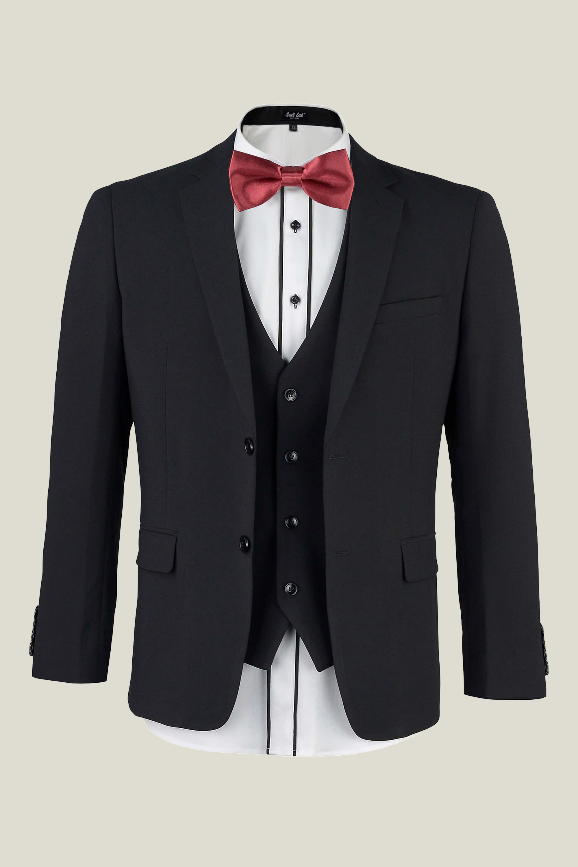 Men's Jet Black Suit Jacket