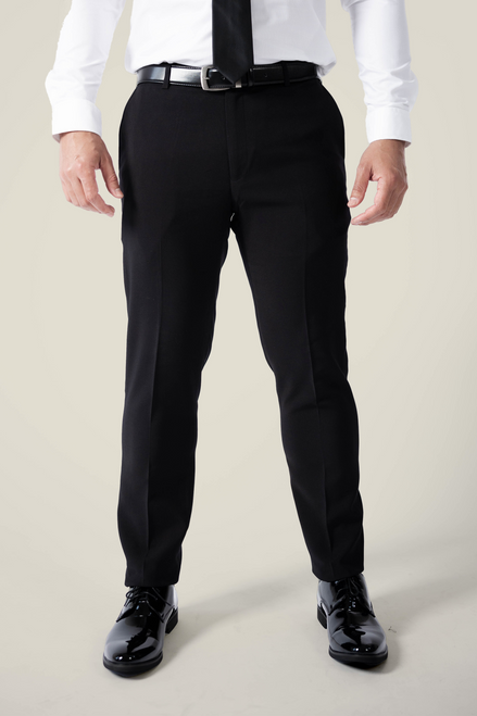 Men's Jet Black Trousers