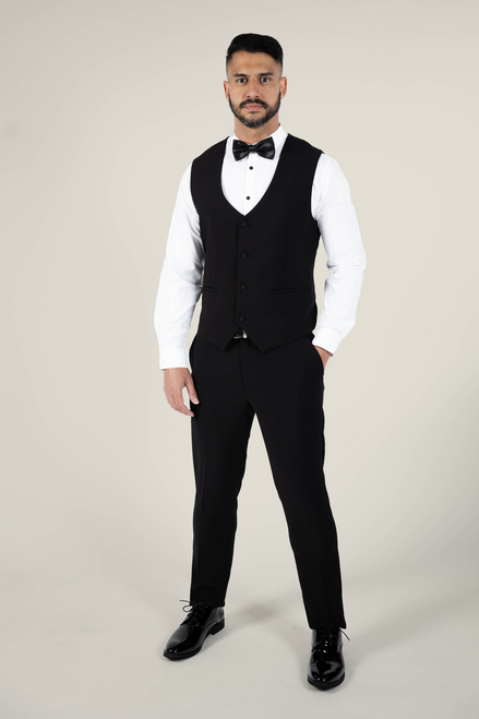 Men's Jet Black Vest