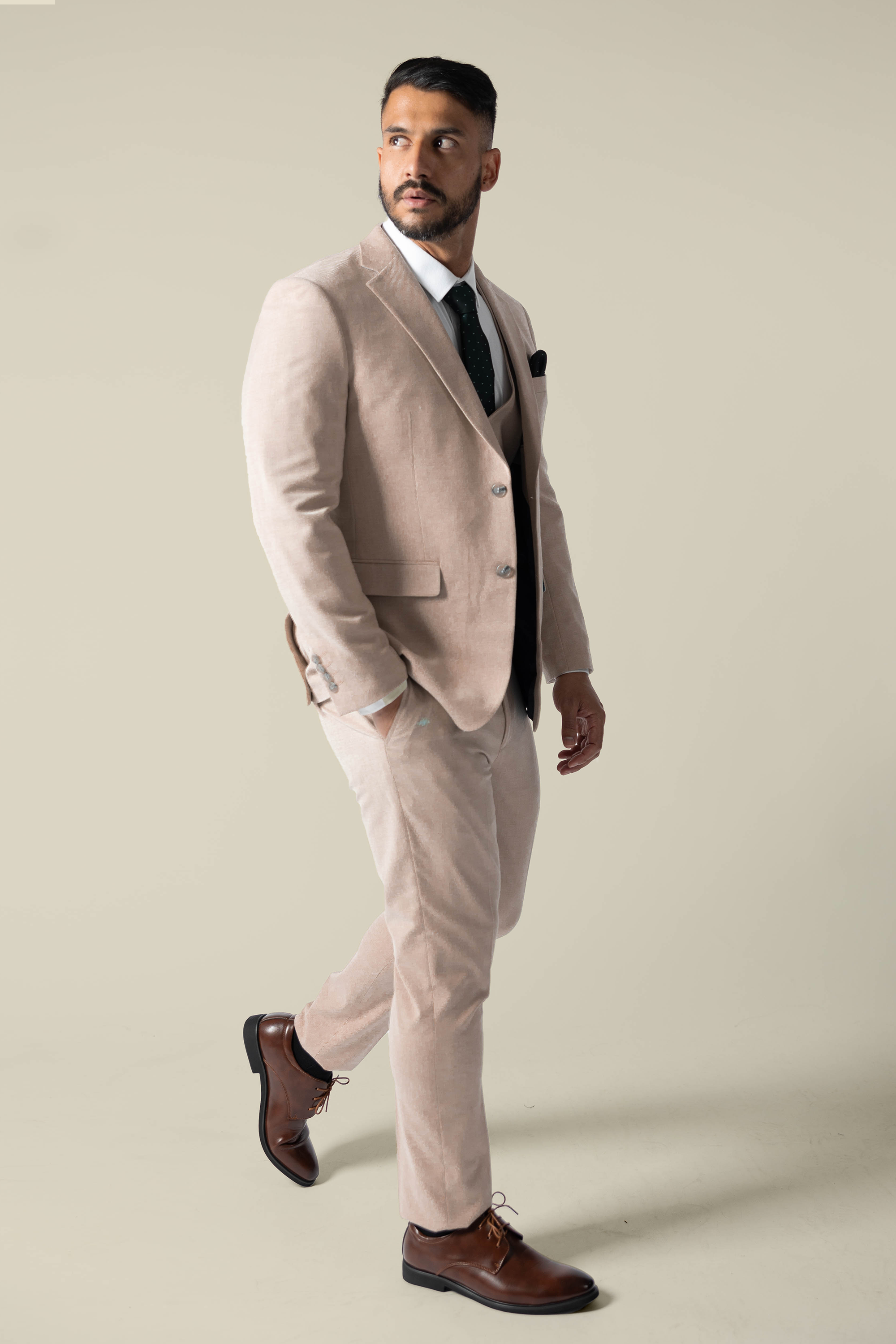 Tan suit shoes sale