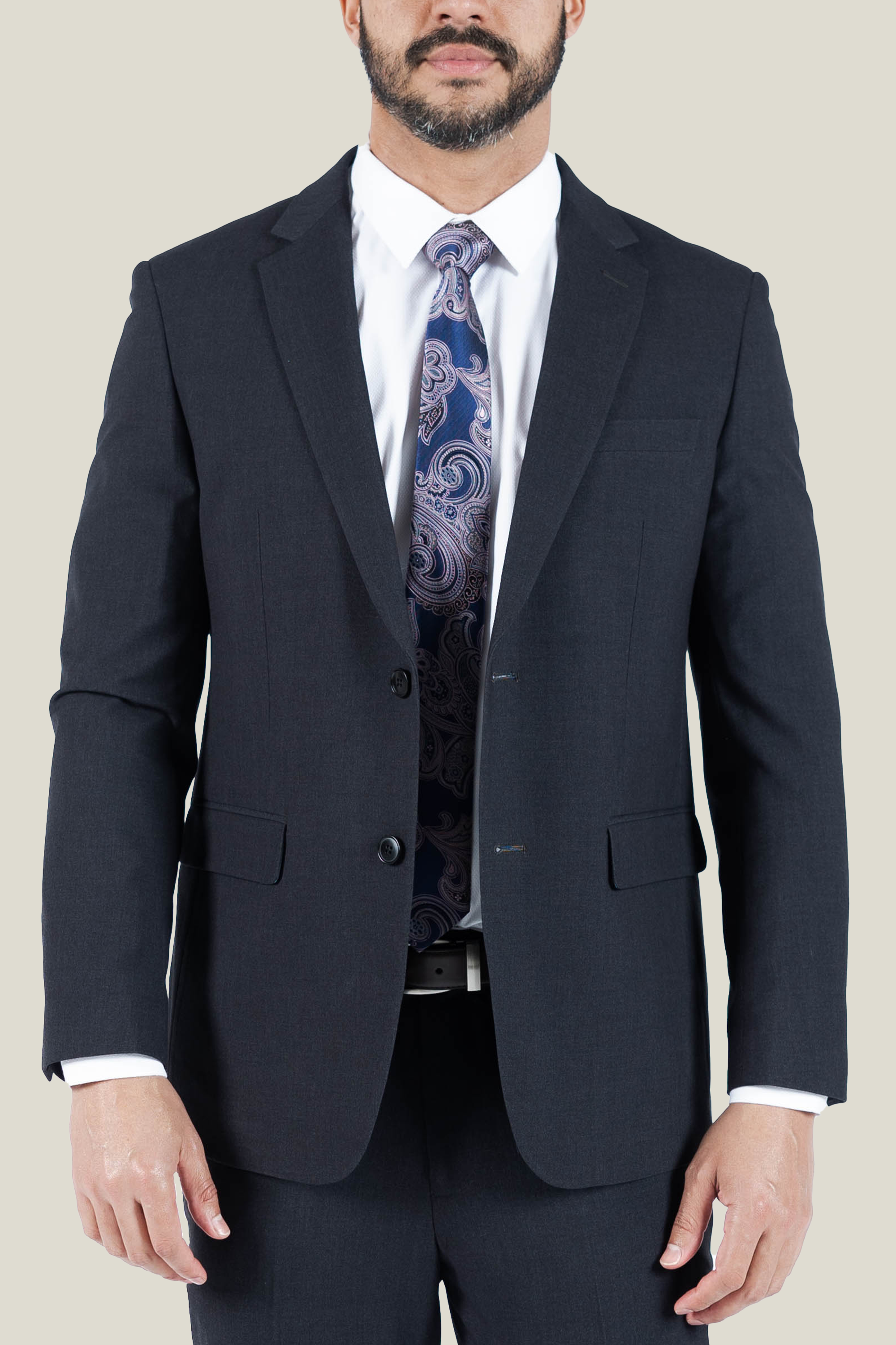 Men's Charcoal Grey Suit Jacket