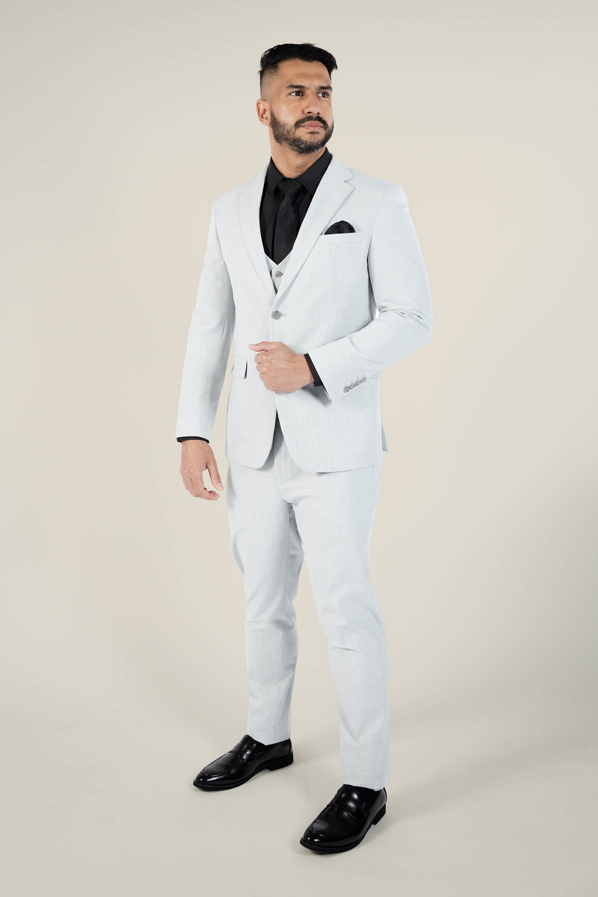 Oliver Men's Stone Grey Suit