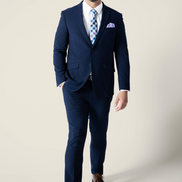 Men's Midnight Dark Navy Suit