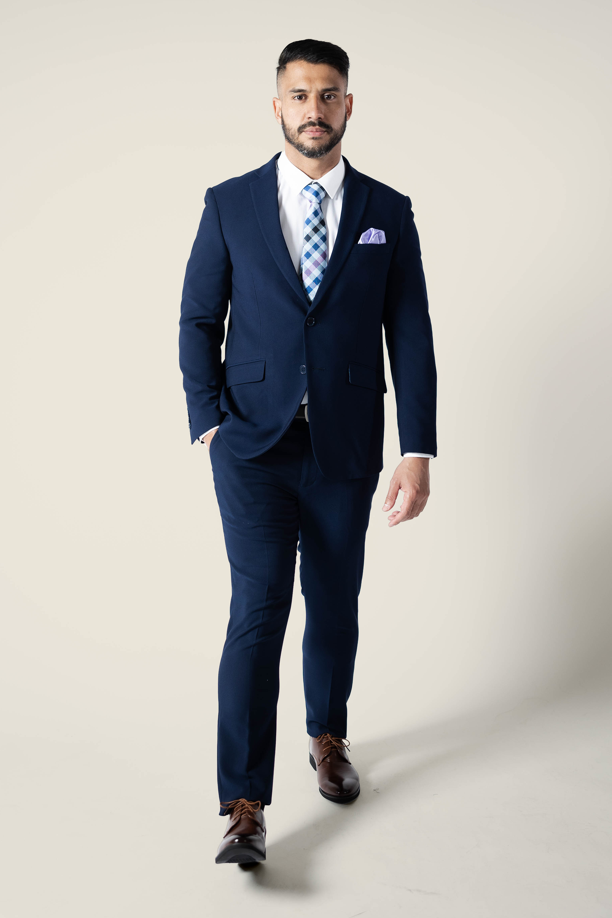 Men's Midnight Dark Navy Suit