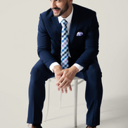 Men's Midnight Dark Navy Suit