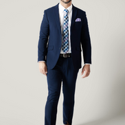 Men's Midnight Dark Navy Suit