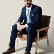 Men's Midnight Dark Navy Suit