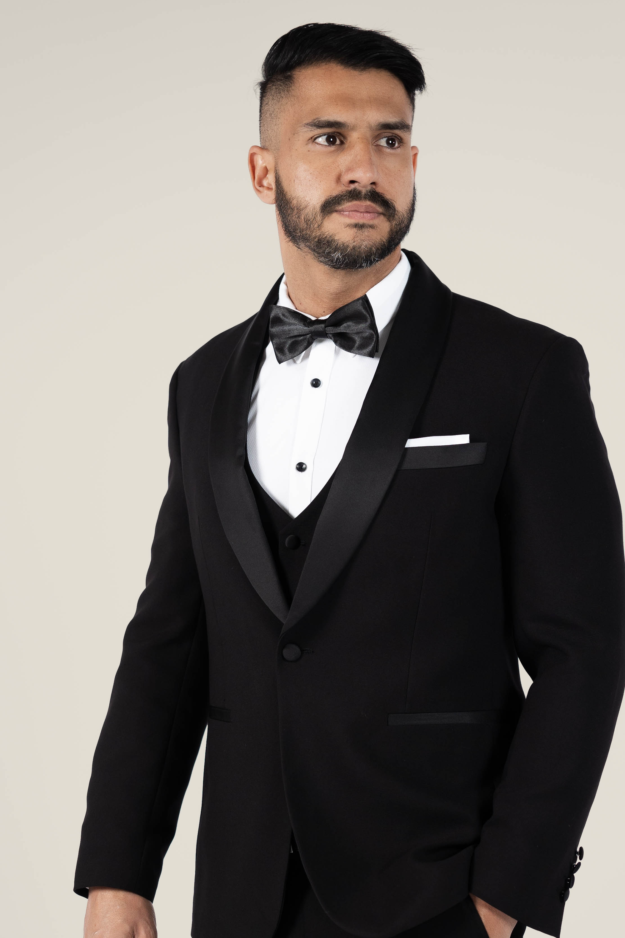 Mens all 2025 black tuxedo
