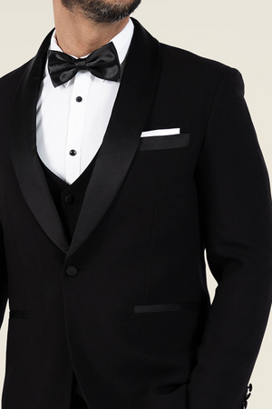 Men's Matte Black Tuxedo Jacket