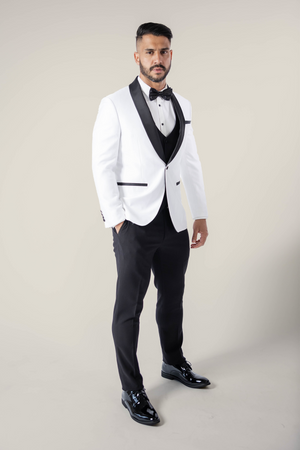 2pcs Kids Boy Jacket Pants Set White Black Formal Dress Suit Stripes Sizes  Infant To Teen | Wish