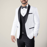 Men's Pearl White Tuxedo