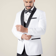 Men's Pearl White Tuxedo