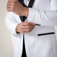 Men's Pearl White Tuxedo