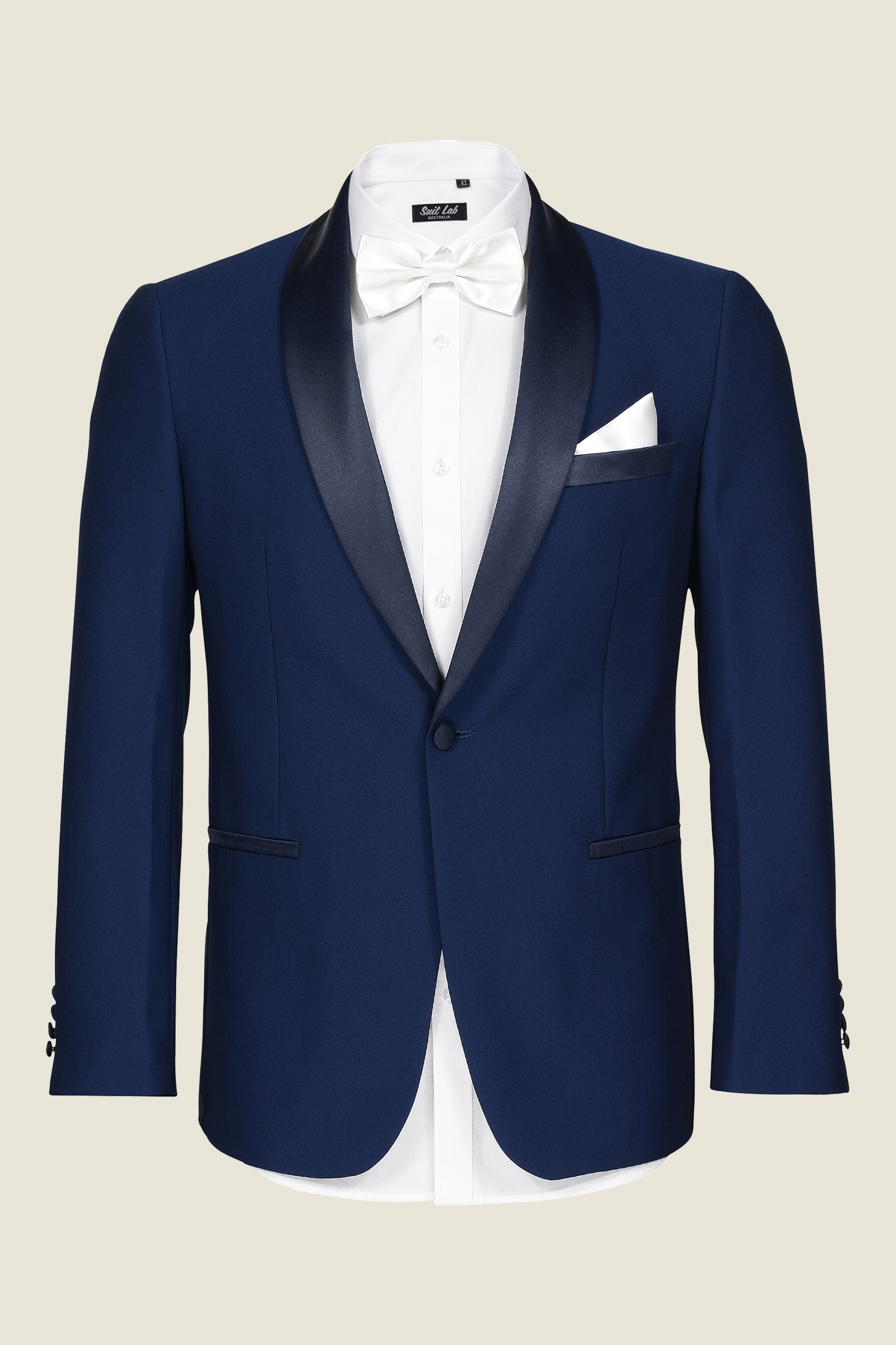 Mens Matte Navy Tuxedo