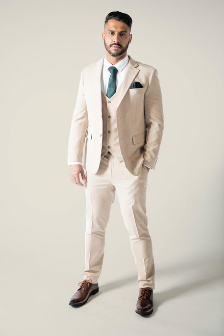Men's Coastal Beige Suit