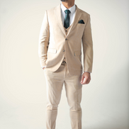 Men's Coastal Beige Suit