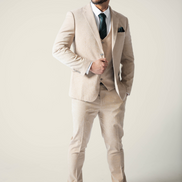 Men's Coastal Beige Suit Jacket