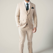 Men's Coastal Beige Suit