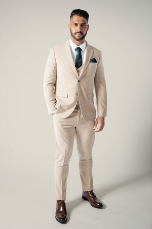 Mens Beige Suit