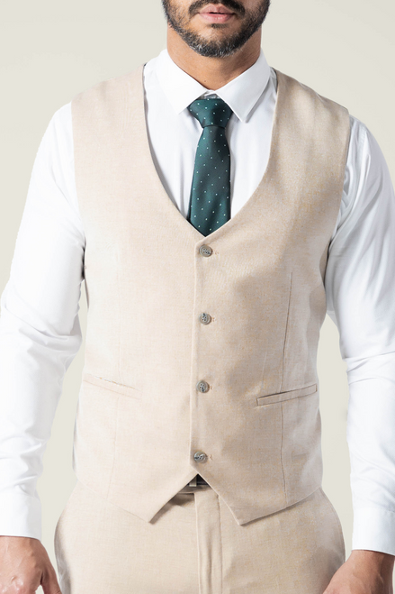 Men's Coastal Beige Vest