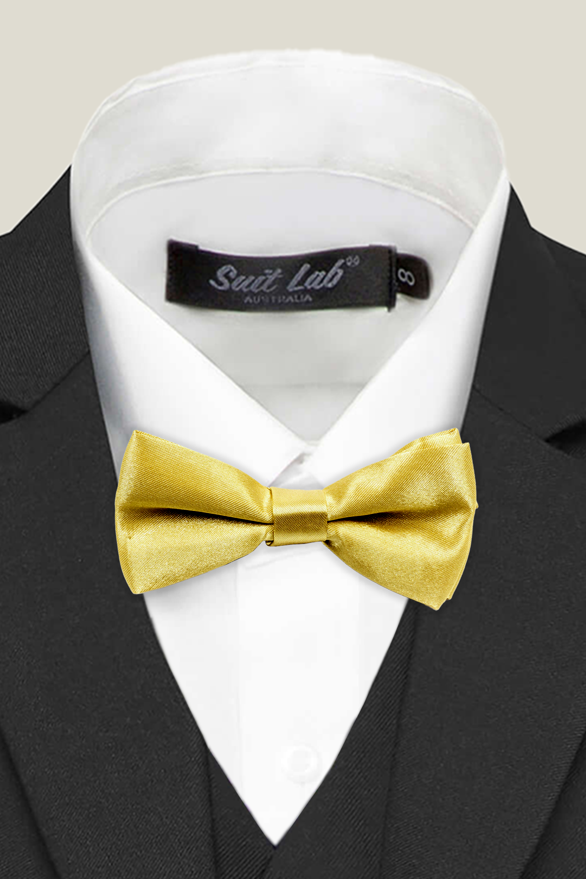 Boys Bow Tie - Gold